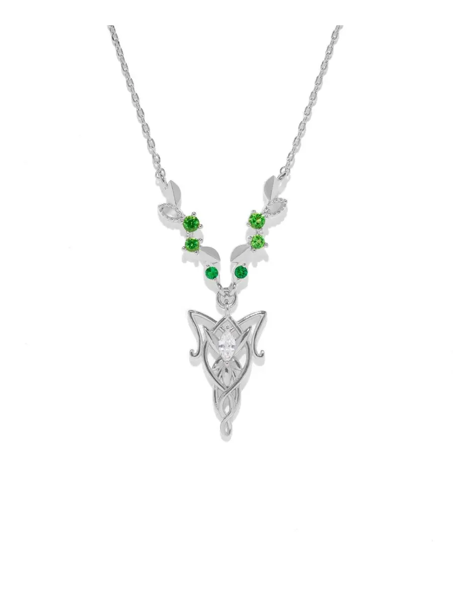 Кулон-подвеска Elven Necklace Girls Crew — изображение 1 из 3, оттенок серебряный