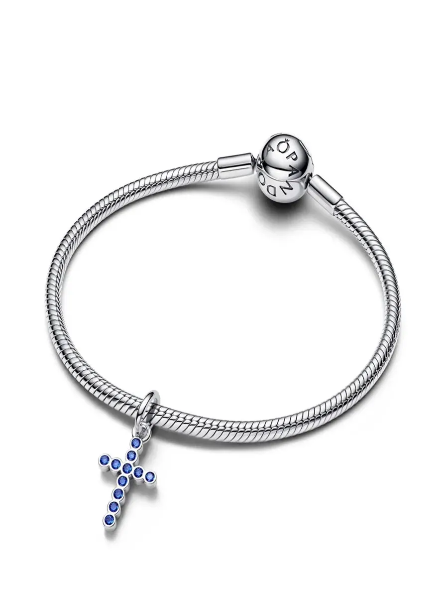 Подвески-кресты из голубого хрусталя Pandora — изображение 3 из 3, оттенок синий