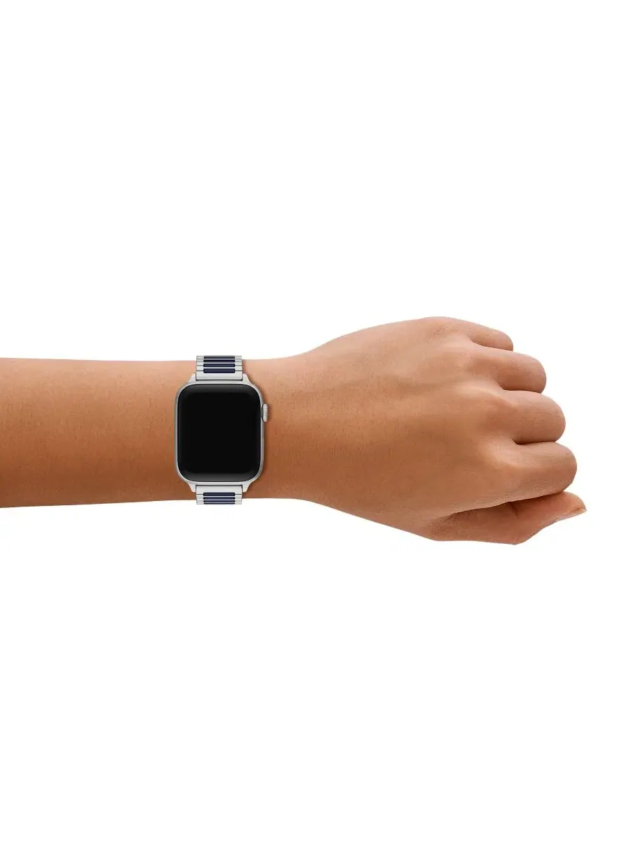 Женские часы Apple Multi с ремешком из нержавеющей стали, 22 мм Tory Burch — изображение 6 из 6, оттенок мульти