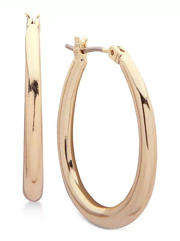 Маленькие серьги-кольца Lauren Ralph Lauren — изображение 1 из 2, оттенок золото