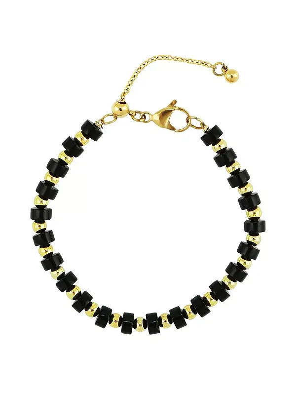 Браслет из бусин из нержавеющей стали Rebl Jewelry
