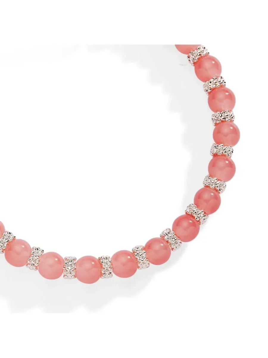 Браслет из кварца с бусинами Cherry Quartz Beaded Charm Alex and Ani — изображение 2 из 3, оттенок нет цвета