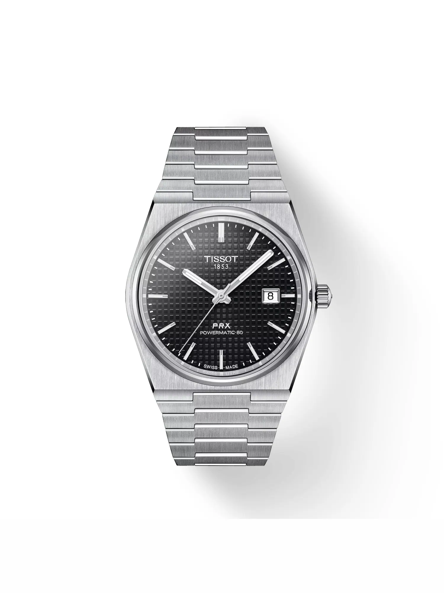 Часы Tissot PRX Powermatic 80 — изображение 1 из 7, оттенок черный
