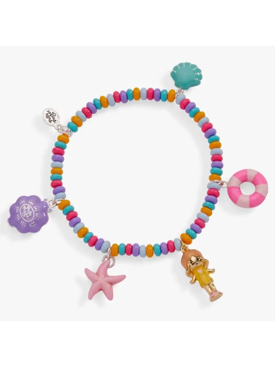Браслет Polly Pocket Limited Edition Pool Party Stretch Charm Bracelet Alex And Ani — изображение 2 из 3, оттенок нет цвета