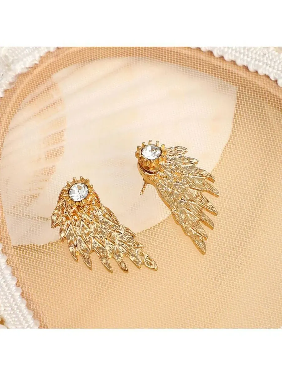Женские серьги-подвески «Экарус» Sohi — изображение 2 из 5, оттенок золото