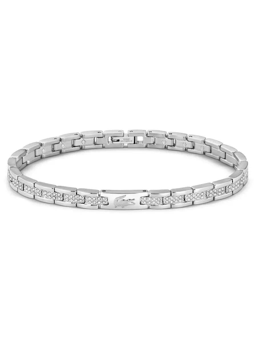 Браслет металлический с кристаллами Metropole Women's Metal Link With Crystals Lacoste