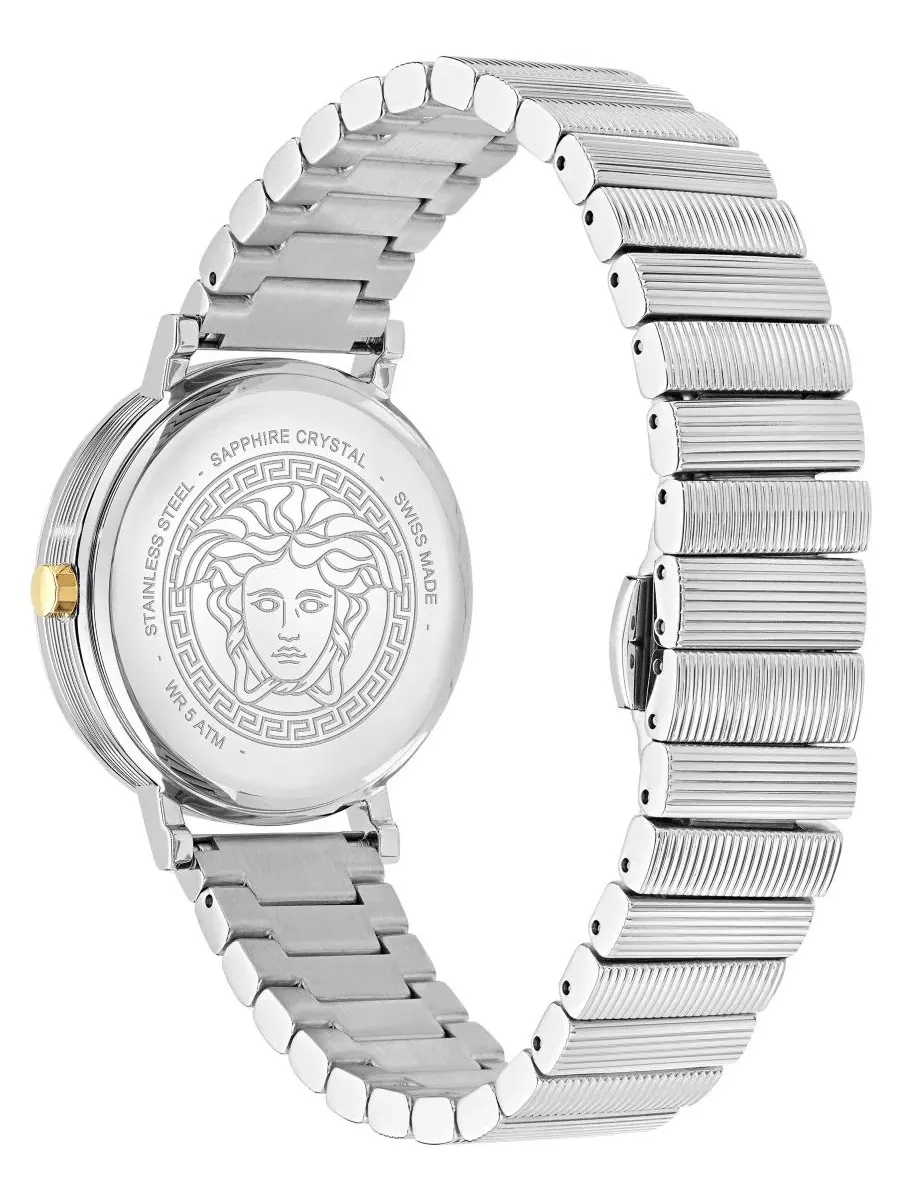 Женские часы V-Libra Silver Stainless Steel Bracelet 35mm Versace — изображение 3 из 3, оттенок серебряный