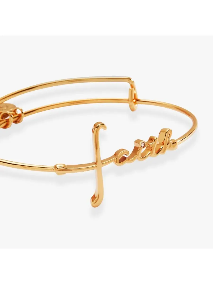 Браслет Faith InLine Alex And Ani — изображение 1 из 3, оттенок золото