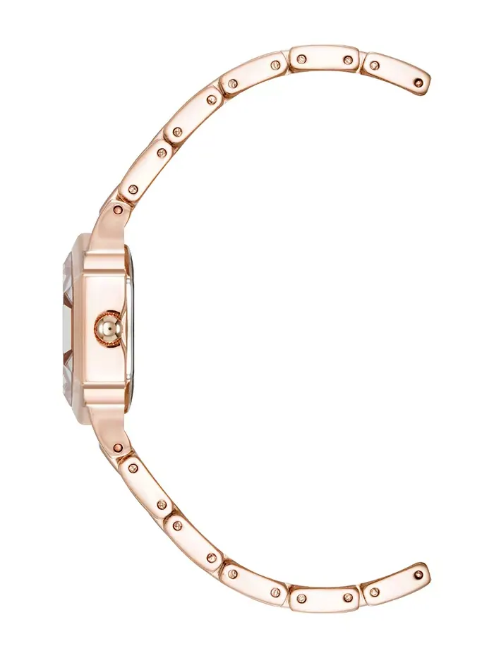 Женские часы-браслет Quartz Petite с шестигранным корпусом из розового золота, 21 мм Anne Klein — изображение 2 из 4