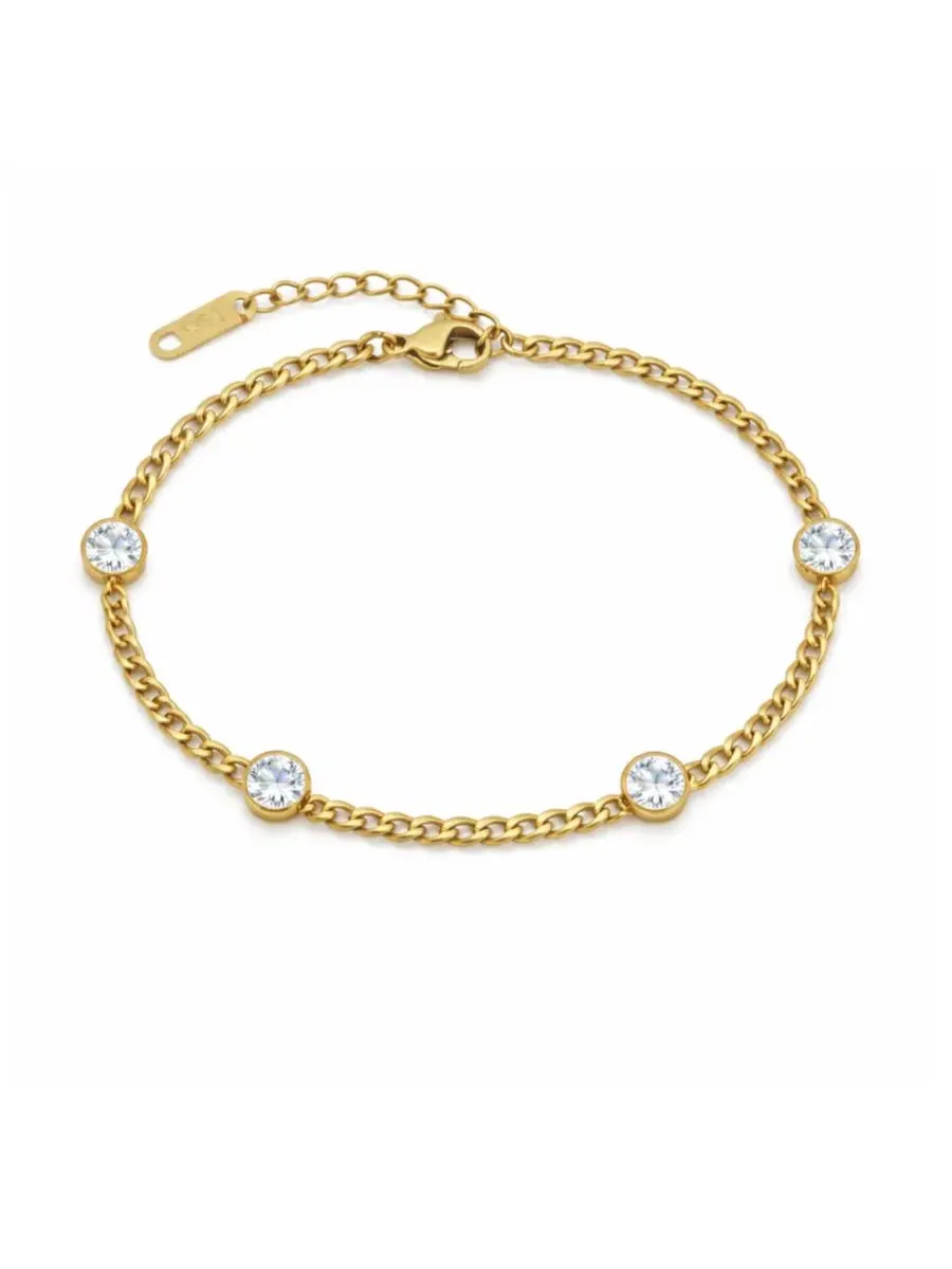 Браслет-цепочка Seraphina Bezel Link Dloria