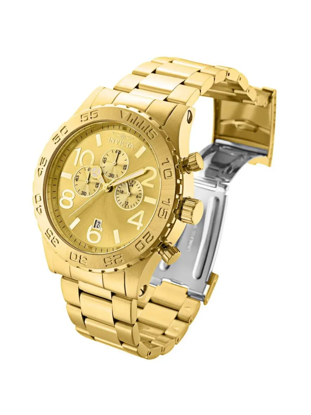 Мужские часы с хронографом Specialty Quartz Invicta — изображение 2 из 3, оттенок золото