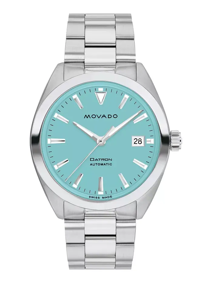 Мужские часы Datron Swiss Auto, серебристый оттенок, нержавеющая сталь, 40 мм Movado — изображение 1 из 3