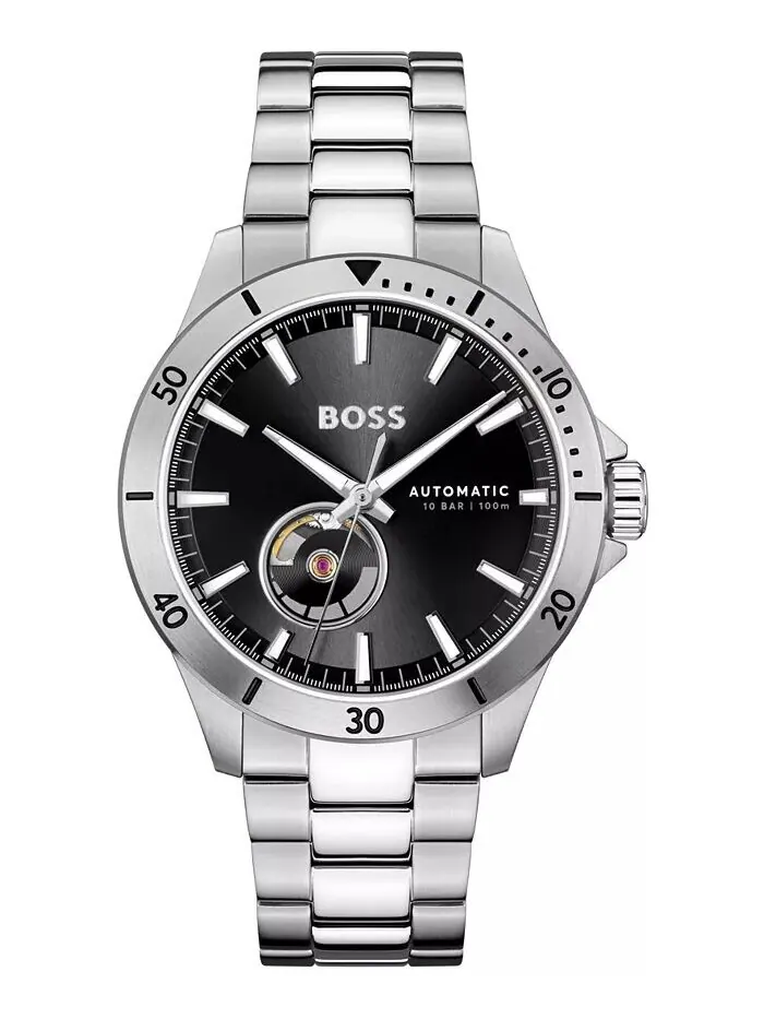 Мужские автоматические часы Troper Mech-Automatic из нержавеющей стали, 43 мм Hugo Boss — изображение 1 из 3