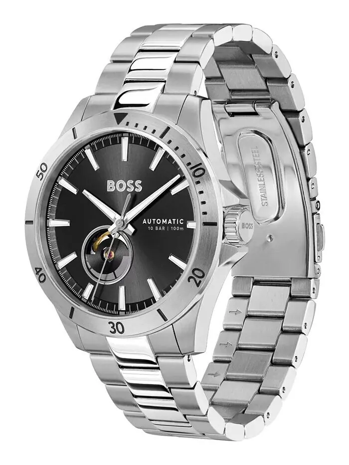 Мужские автоматические часы Troper Mech-Automatic из нержавеющей стали, 43 мм Hugo Boss — изображение 2 из 3
