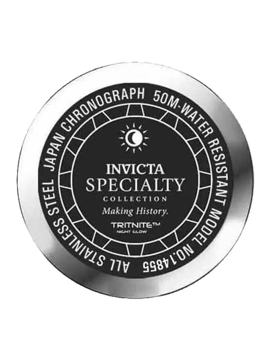 Женские кварцевые часы-хронограф 14855 Specialty с белым циферблатом Invicta — изображение 3 из 3, оттенок мульти