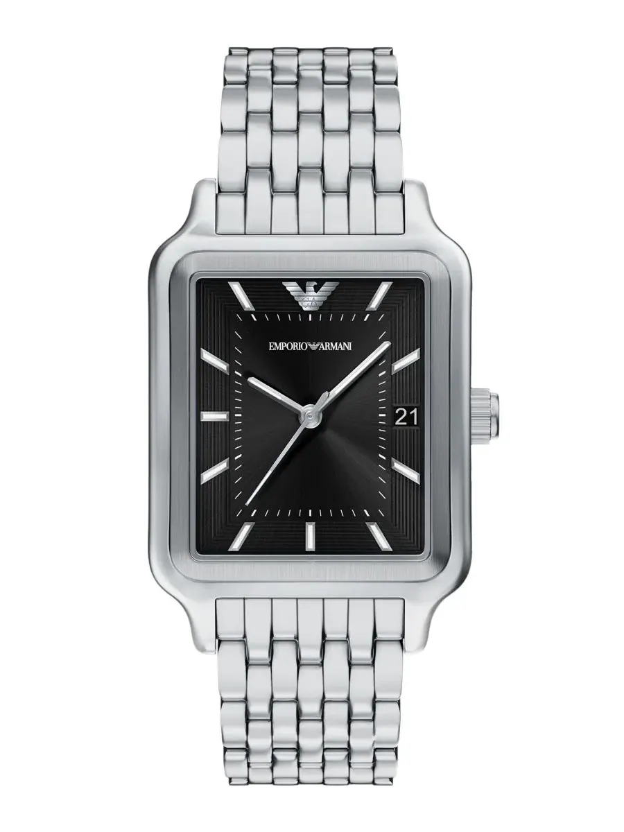 Наручные часы 36 мм с хронографом Emporio Armani — изображение 1 из 8, оттенок серебряный