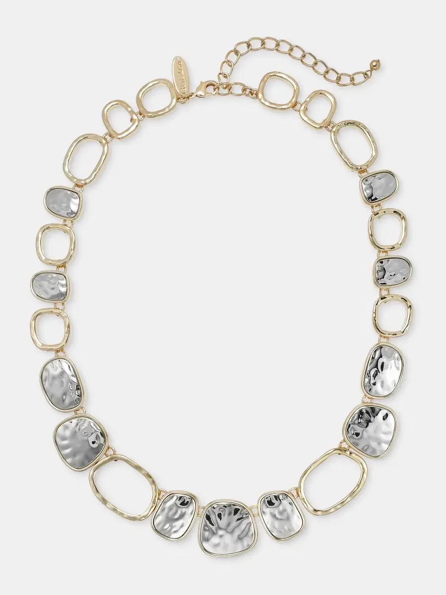 Ожерелье-подвеска с дисками, модель Sculptural Disc Style & Co — изображение 1 из 3, оттенок мульти
