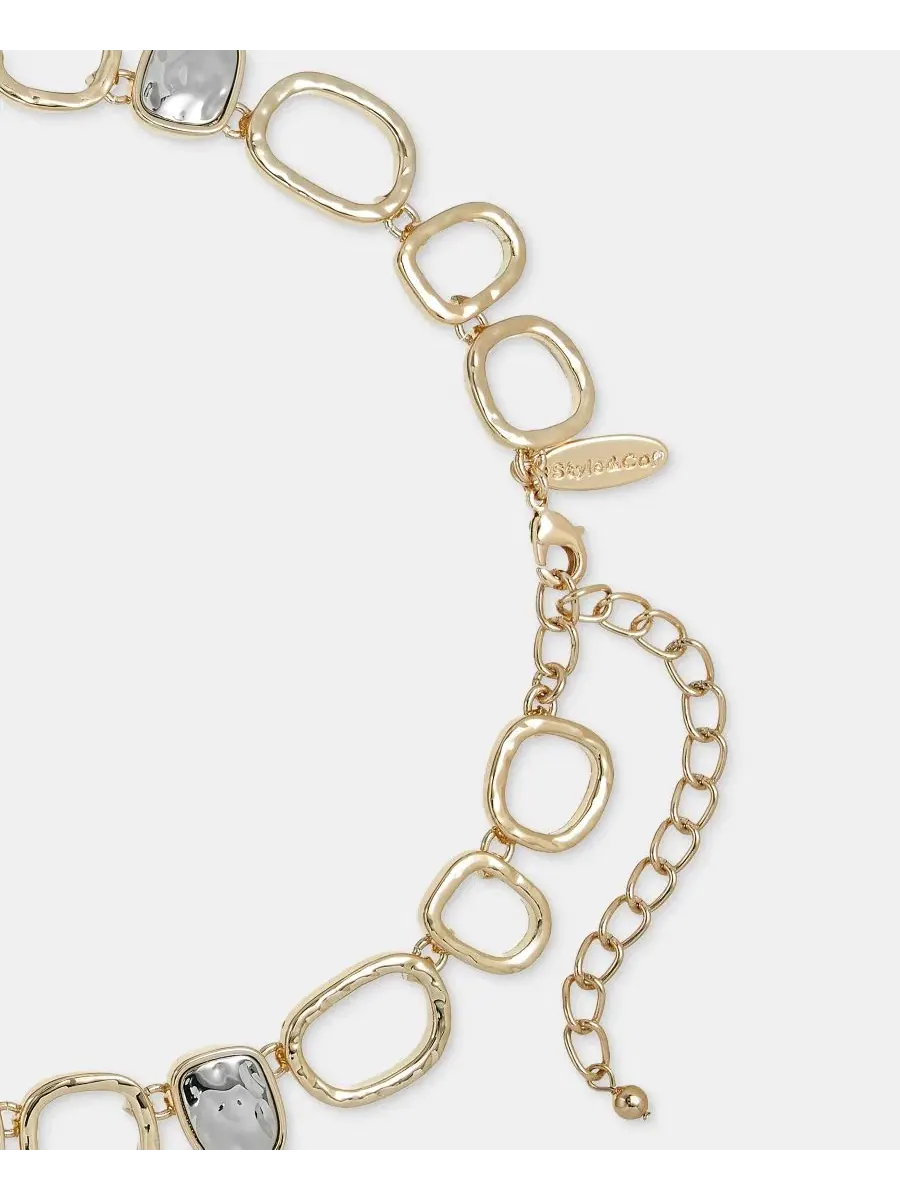 Ожерелье-подвеска с дисками, модель Sculptural Disc Style & Co — изображение 3 из 3, оттенок мульти