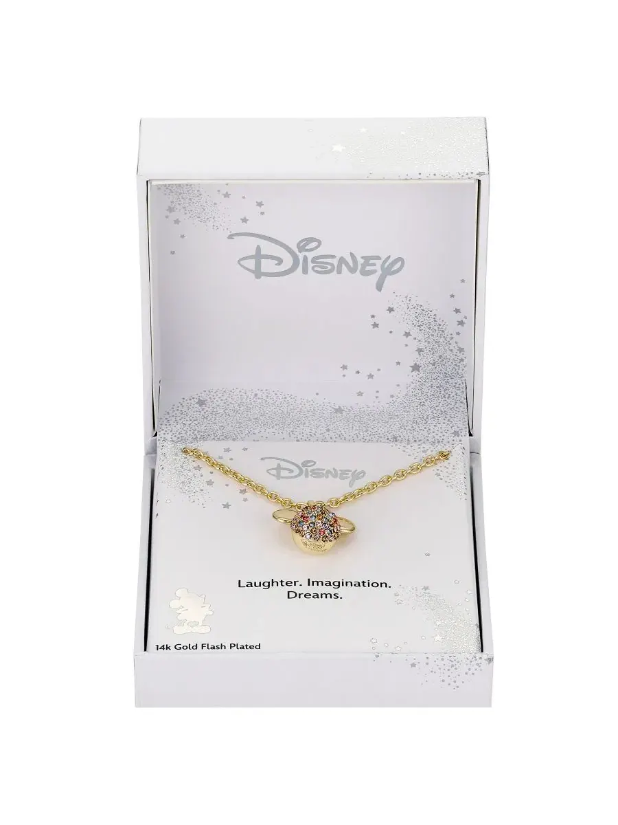 Подвеска-кулон с кристаллами Микки Маус Fireball Disney — изображение 4 из 6, оттенок золото