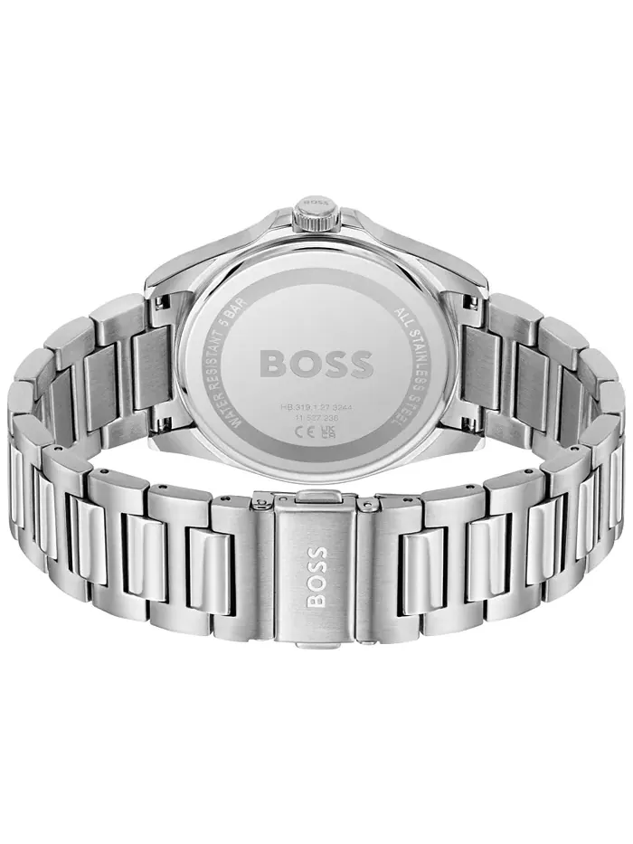 Мужские часы Strike Quartz Basic Calendar из нержавеющей стали, 41 мм Hugo Boss — изображение 3 из 3