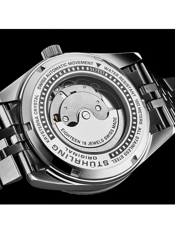 Мужские швейцарские автоматические часы Datemaster II из нержавеющей стали, корпус 42 мм — изображение 4 из 4