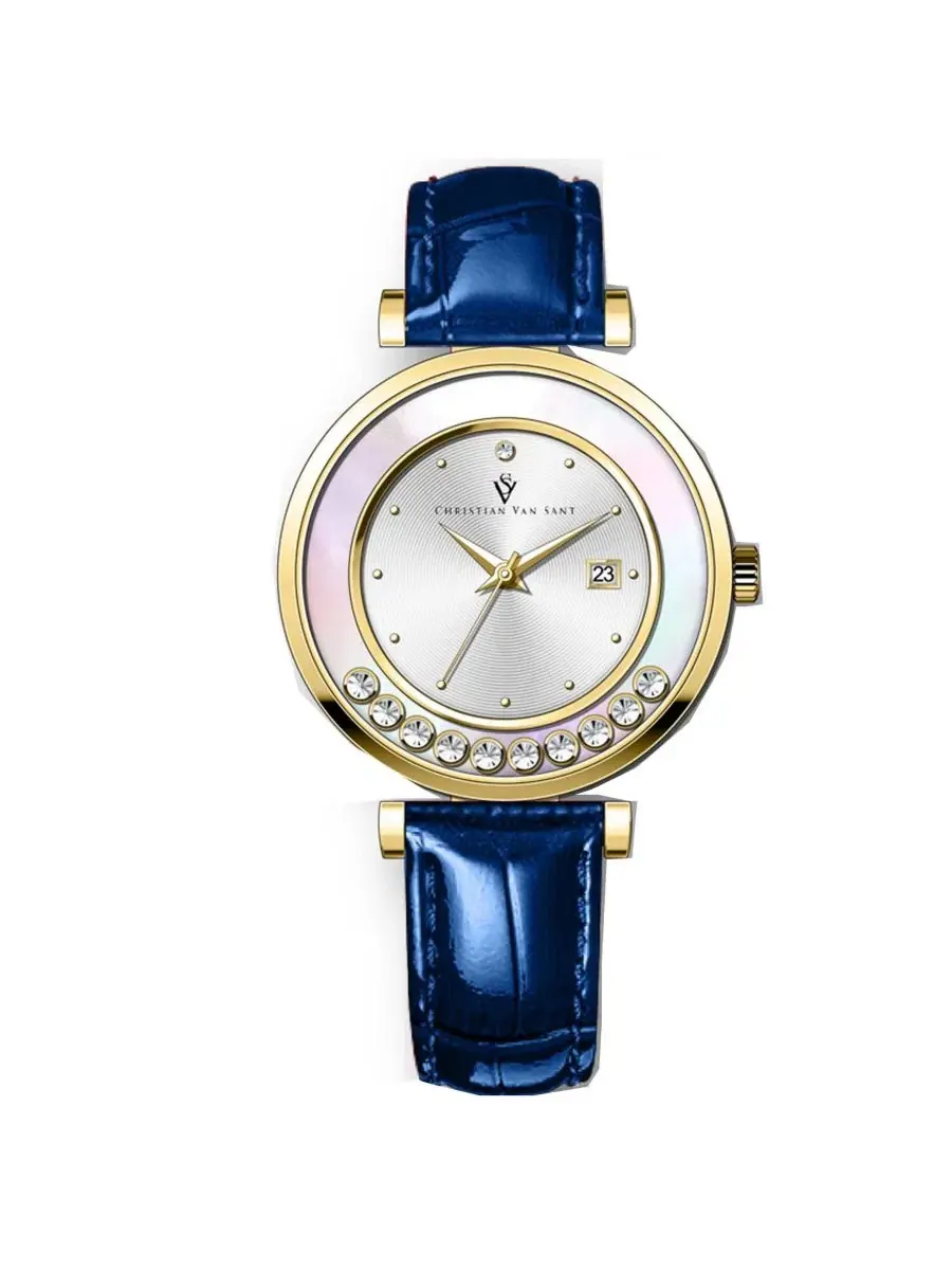 Женские часы Bria Silver Dial Christian Van Sant — изображение 1 из 2, оттенок серебряный