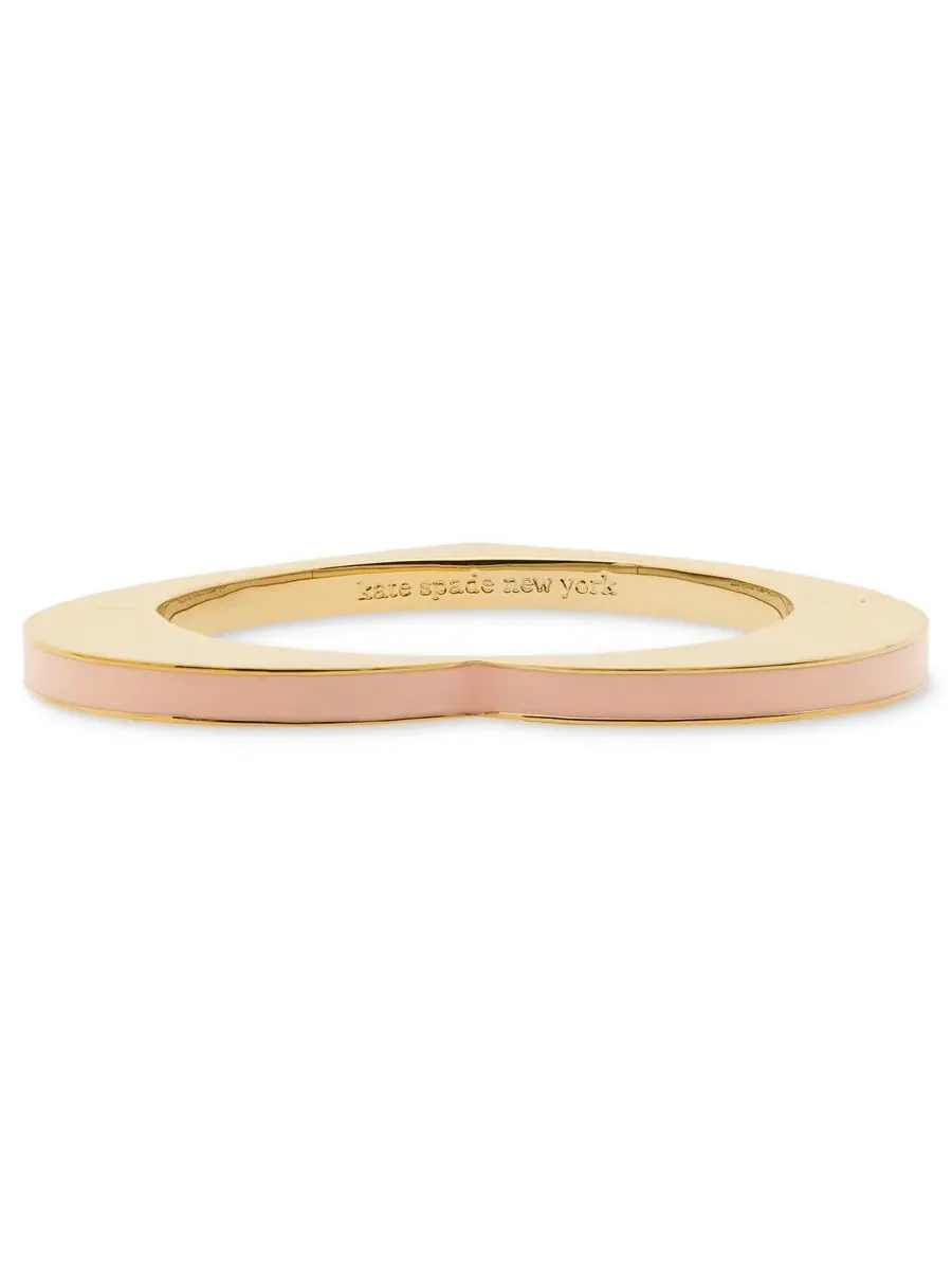 Браслет-сердце из смешанных металлов с кристаллами kate spade new york — изображение 1 из 2, оттенок розовый