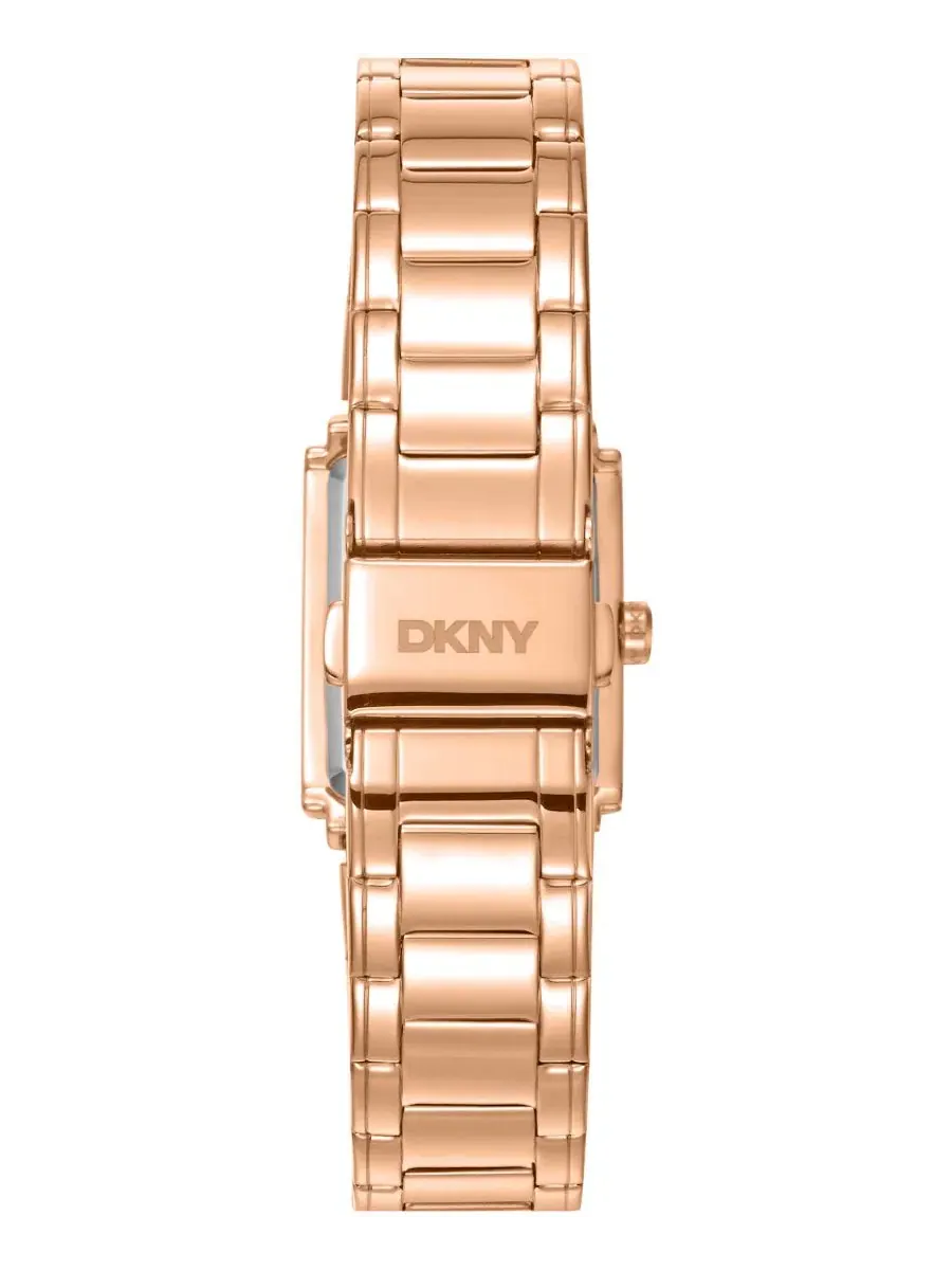 Женские часы с розовым золотом, 23 x 30 мм DKNY — изображение 3 из 3, оттенок розовый золотистый