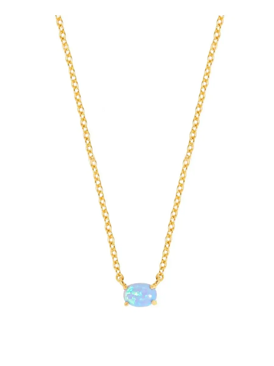 Кулон с опалом Keepsake Kyocera Opal ETTIKA — изображение 1 из 3, оттенок золото