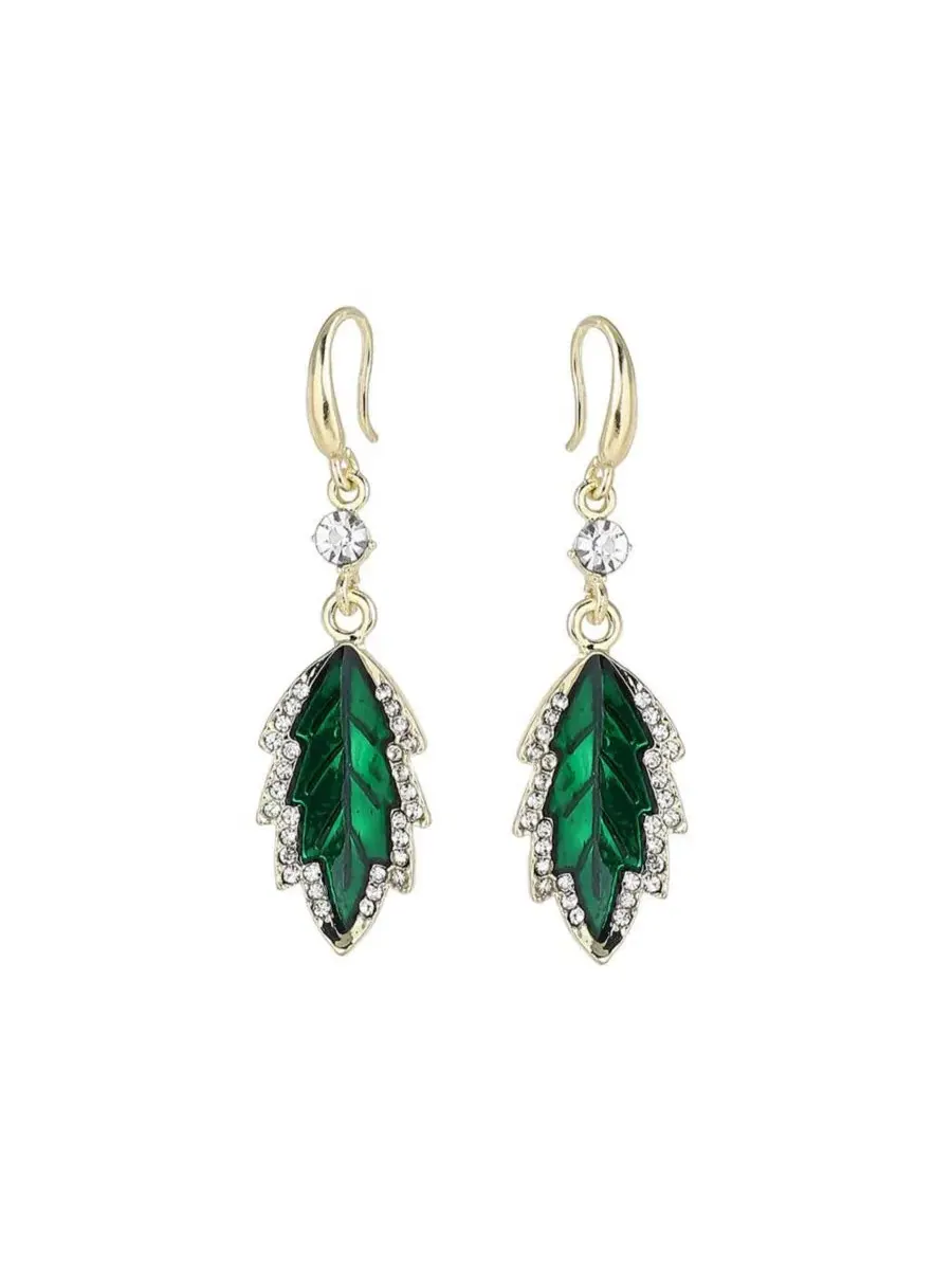 Серьги-подвески SOHI — изображение 1 из 3, оттенок зеленый
