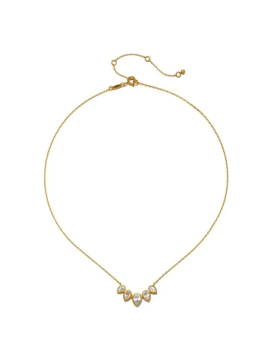 Начните с колье Clarity Topaz Lotus Petal Satya Jewelry — изображение 2 из 3, оттенок нет цвета
