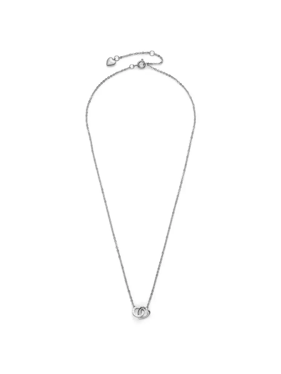 Колье-подвеска Kindred Interlink из нержавеющей стали Olivia Burton — изображение 2 из 4, оттенок серебряный