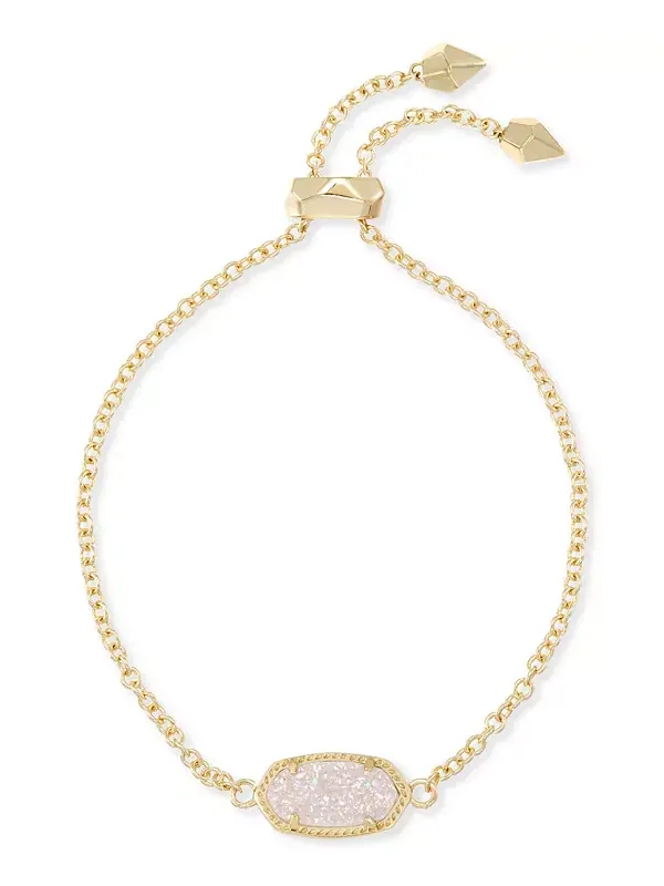 Браслет-Слайдер с камнями, покрытый 14-каратным золотом Kendra Scott — изображение 1 из 1, оттенок радужный