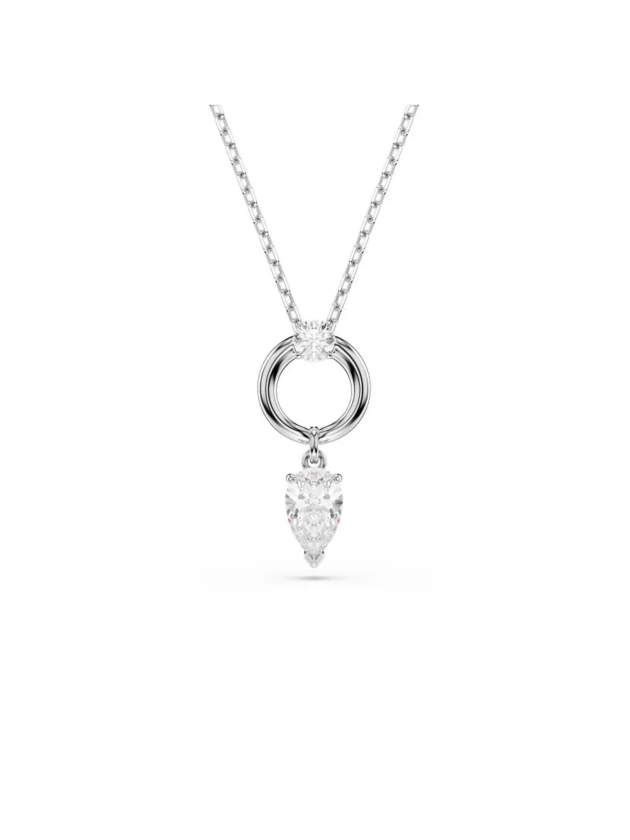 Подвеска-колье Месмера с родиевым покрытием Swarovski — изображение 1 из 7, оттенок серебристый прозрачный