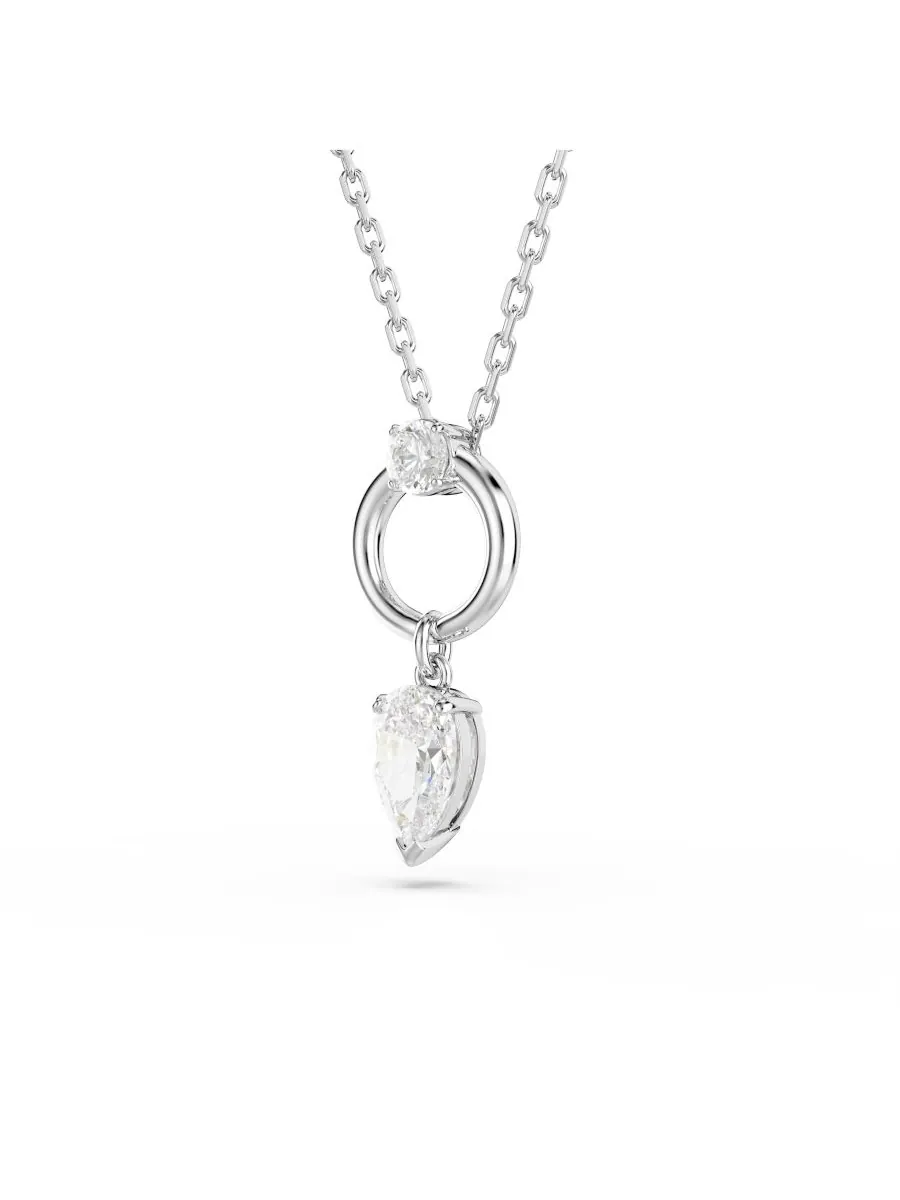 Подвеска-колье Месмера с родиевым покрытием Swarovski — изображение 3 из 7, оттенок серебристый прозрачный