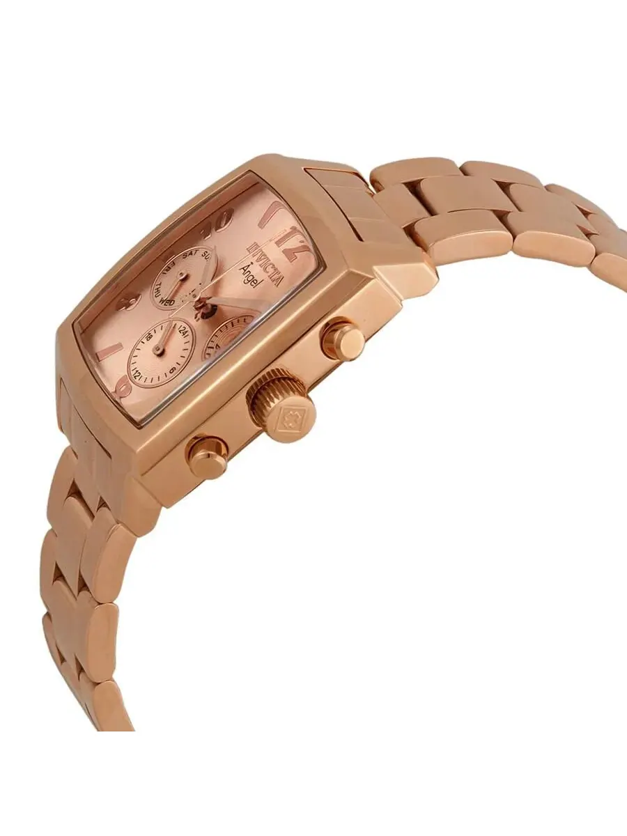 Женские часы Angel Quartz с розовым золотом Invicta — изображение 2 из 3, оттенок золотистый