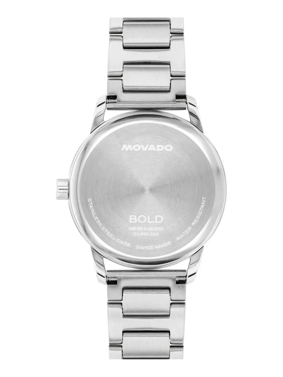 Женские наручные часы Bold Echo, 30 мм, с хампановым циферблатом Movado — изображение 3 из 3, оттенок серебряный