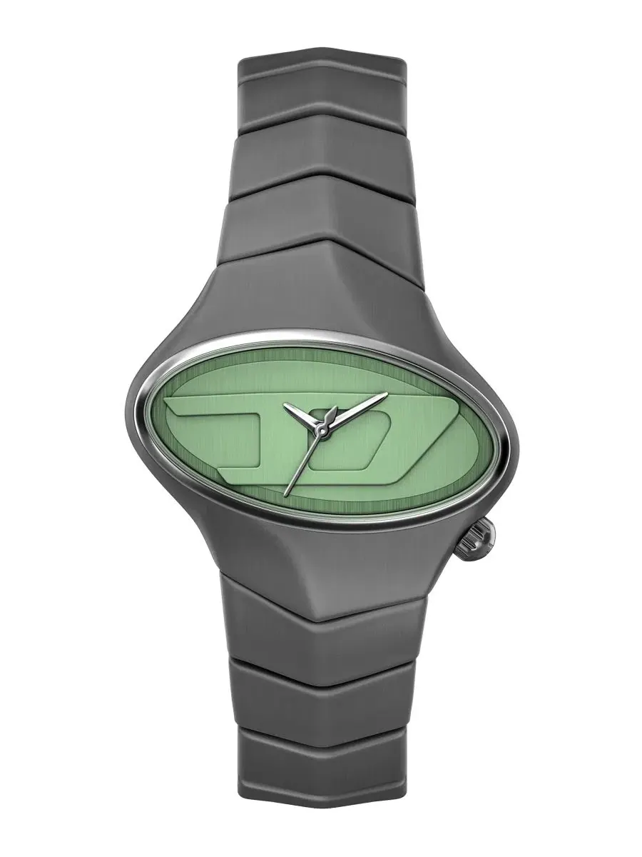Мужские часы D-Rush Quartz из нержавеющей стали, 42 мм — серый