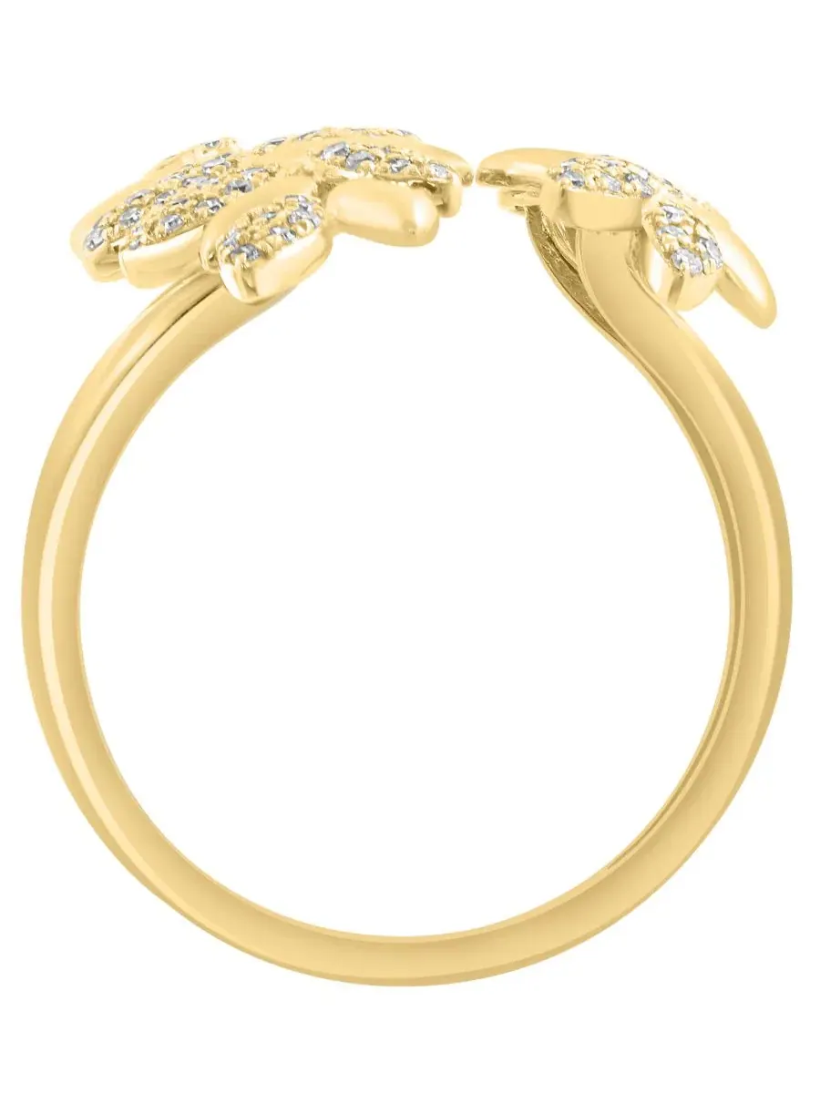 Кольцо с бриллиантами 1/3 ct. t.w. в 14-каратном желтом золоте EFFY Collection — изображение 2 из 4