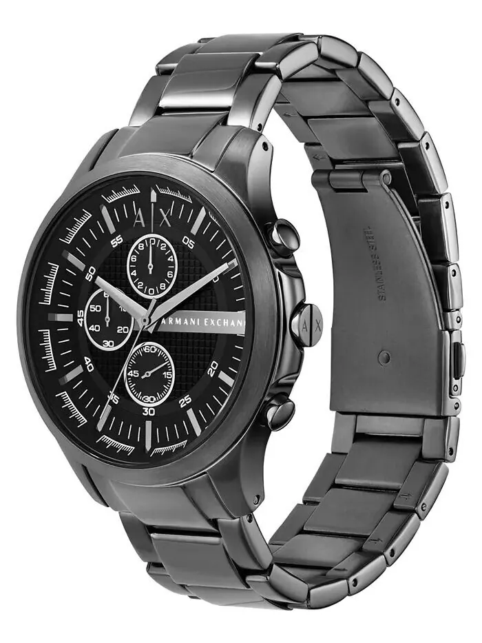 Мужские часы Hampton с хронографом из бронзы из нержавеющей стали, 46 мм A|X Armani Exchange — изображение 4 из 6