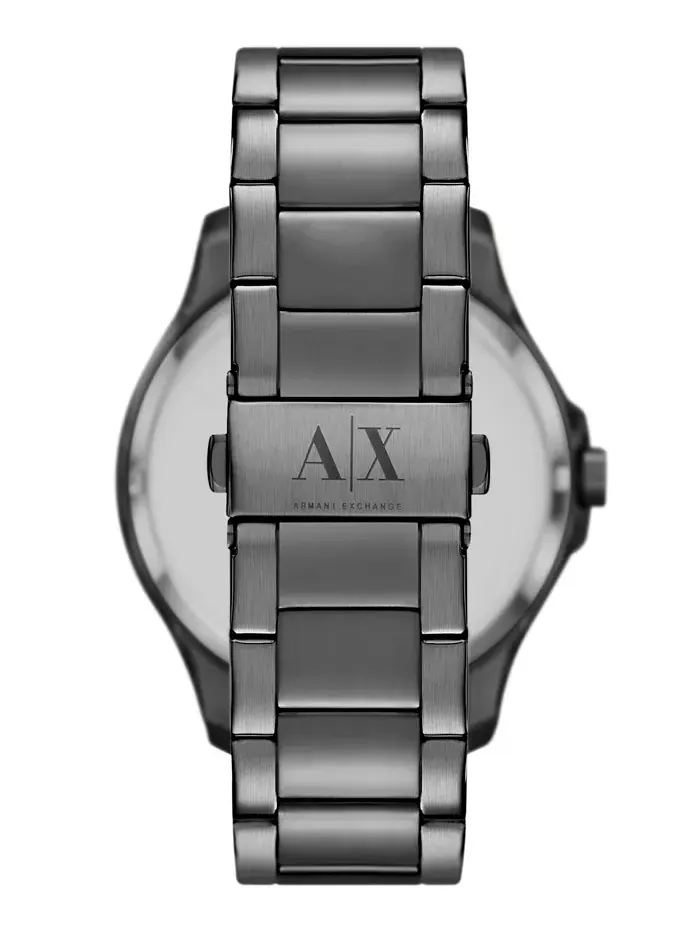 Мужские хронографные часы из нержавеющей стали Gunmetal, 46 мм A|X Armani Exchange — изображение 3 из 6