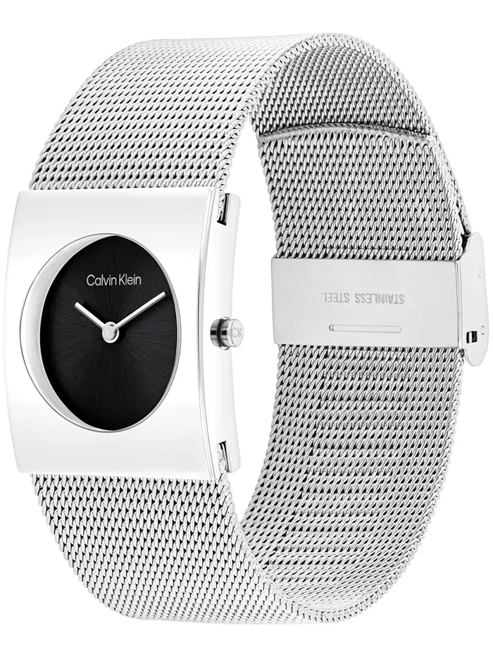 Женские часы Pulse Silver из нержавеющей стали с сетчатым браслетом, 26.40 мм Calvin Klein — изображение 2 из 7