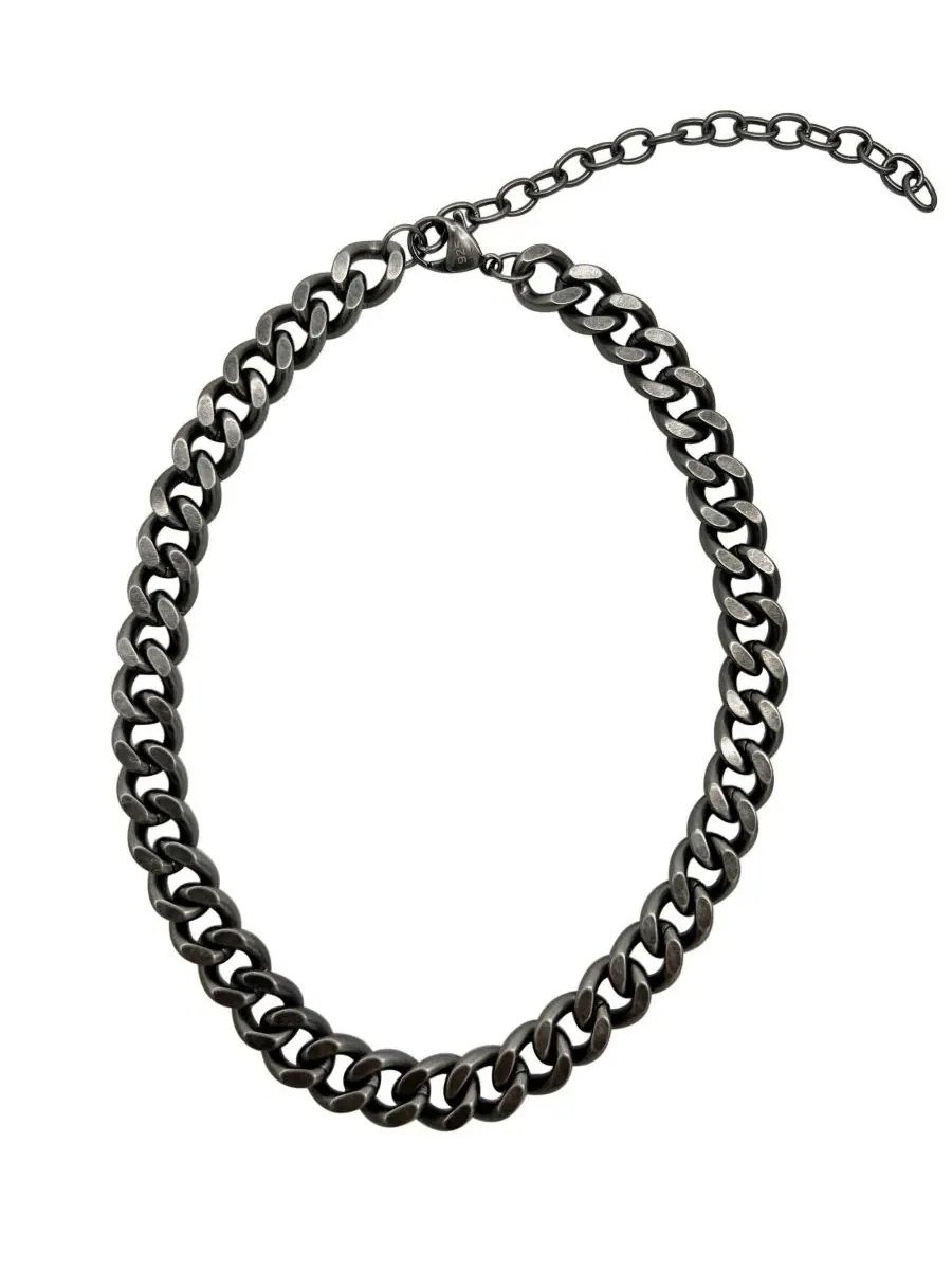 Серебряный набор из двух массивных цепочек Adornia — изображение 2 из 3