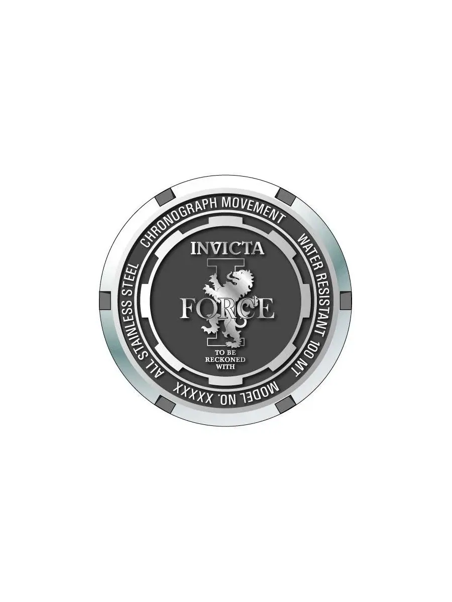 Часы унисекс 13055 I-Force Lefty Quartz Chronograph Dial Watch Invicta — изображение 2 из 3, оттенок черный
