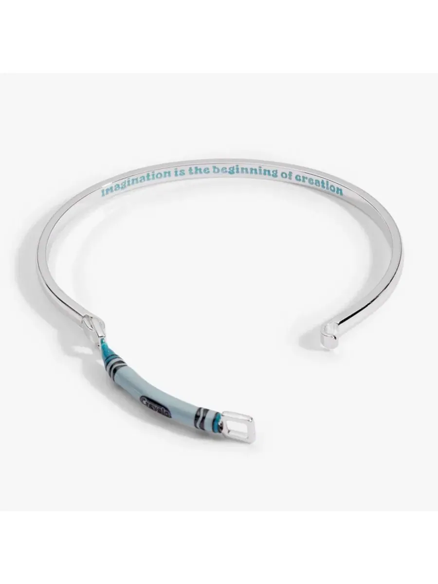 Браслет-пружинка Crayon Teacher Appreciation Alex and Ani — изображение 2 из 3, оттенок серебряный