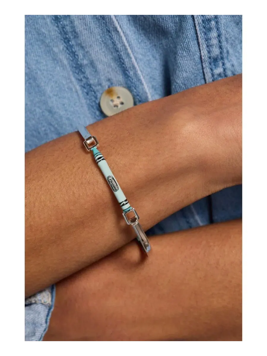 Браслет-пружинка Crayon Teacher Appreciation Alex and Ani — изображение 3 из 3, оттенок серебряный