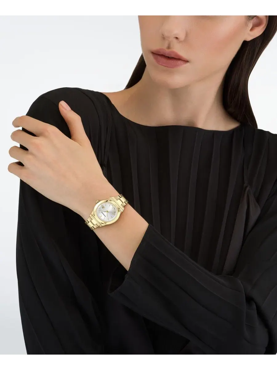 Женские часы с браслетом из стали, 33 мм Ferragamo — изображение 5 из 5, оттенок желтый золотистый