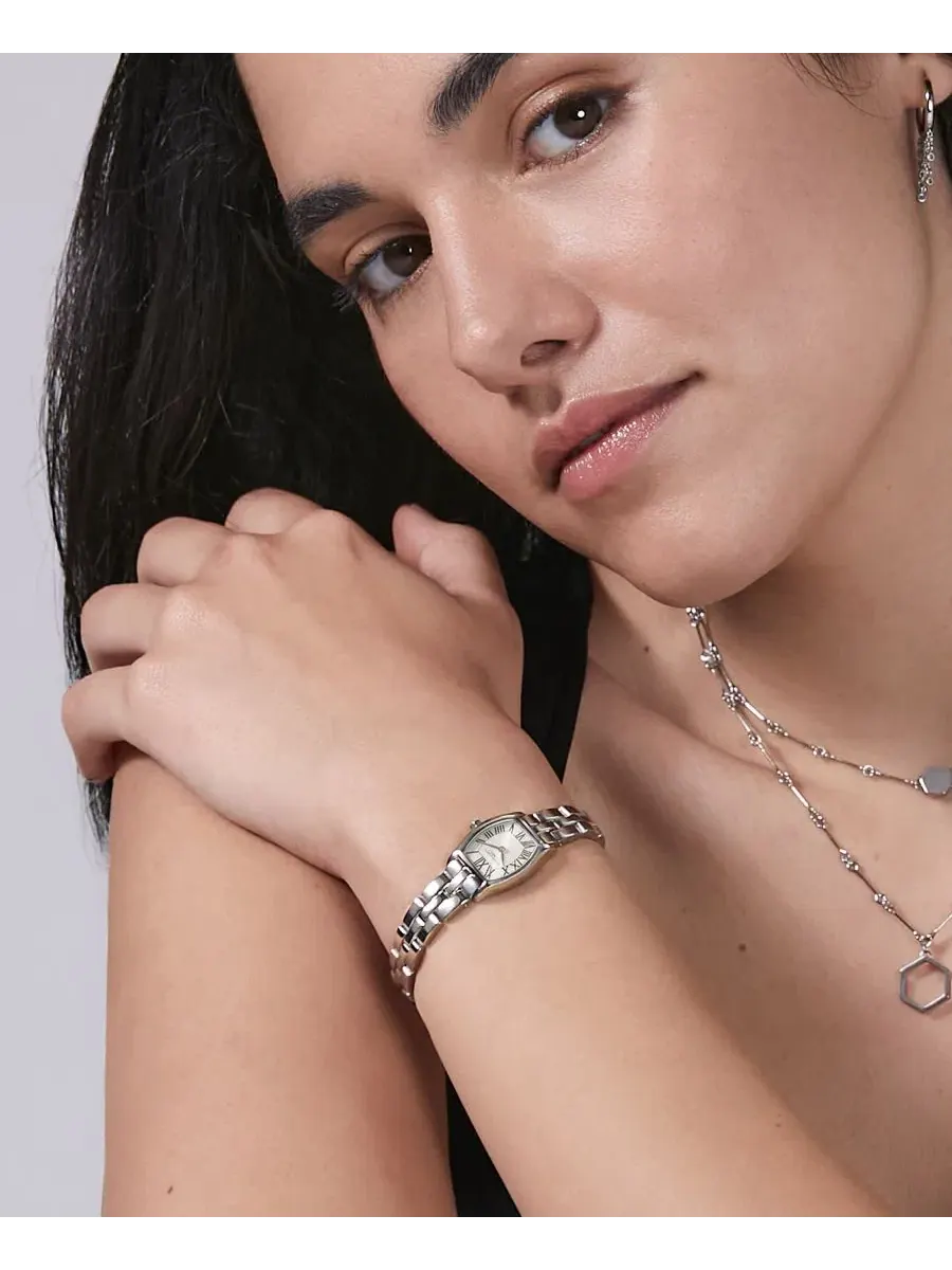 Женские часы с браслетом из нержавеющей стали Olivia Burton — изображение 5 из 6, оттенок серебряный