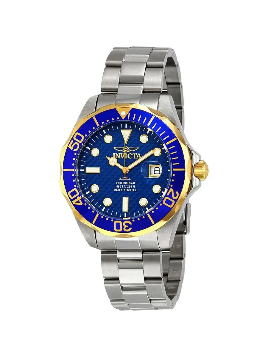 Мужские кварцевые часы Grand Diver 12566 с циферблатом Invicta