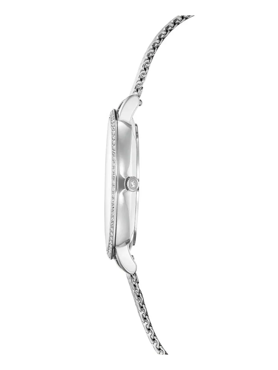 Часы Clarica Swiss Metal Bracelet Watch 35 x 35мм Swarovski — изображение 4 из 6, оттенок серебряный